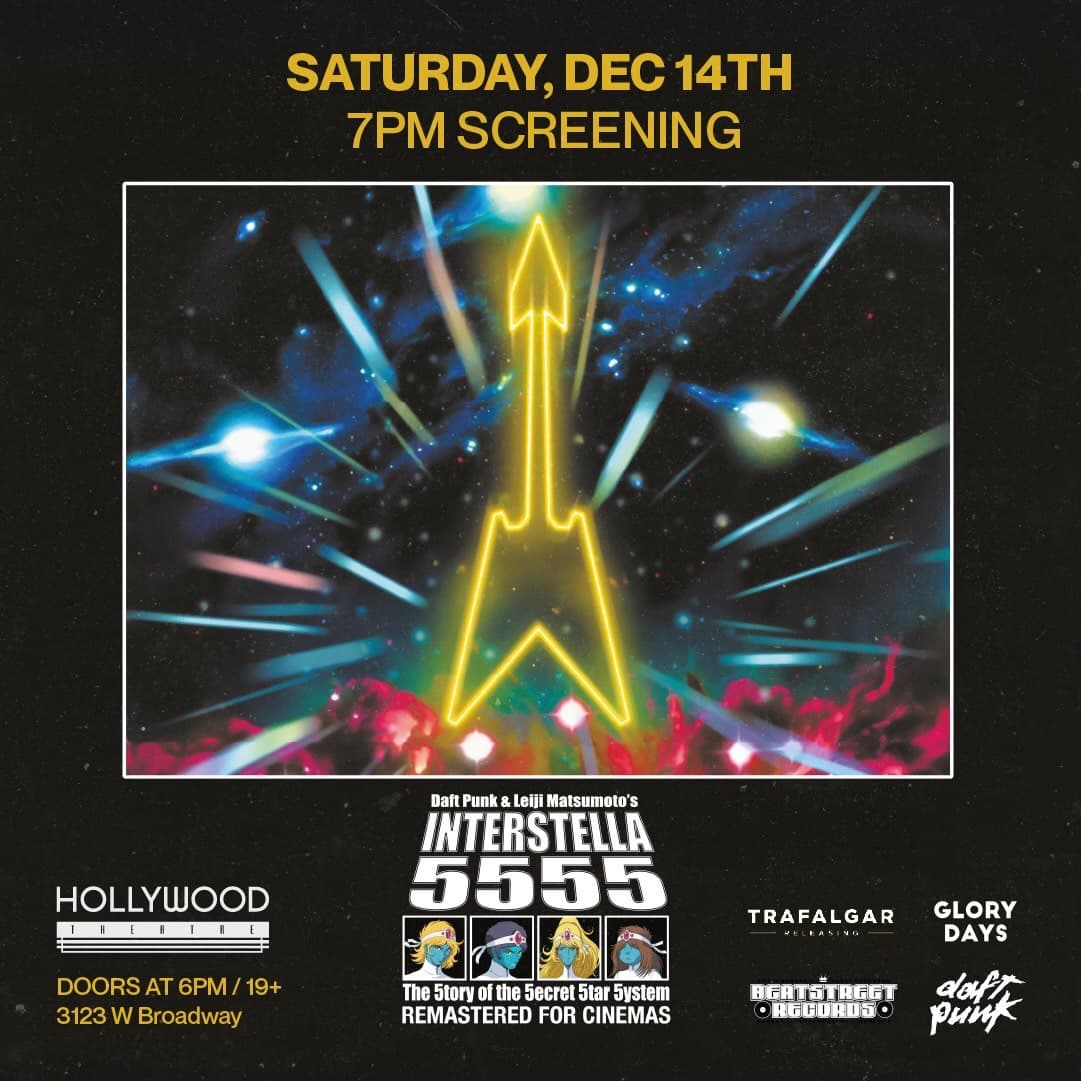 Daft Punk & Leiji Matsumoto: Interstella 5555 at Hollywood Theatre